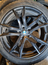 4 bmw X5 X6 rims 275/40/20 HEAEDWAY polarist WINTER tires 50% tr