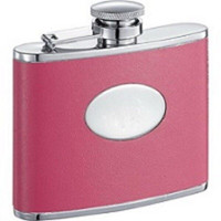NEW in Box Visol VF1256 "Britney" Leather Stainless Steel Flask