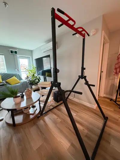 Foldable Pull Up Bar Dip Station, View more