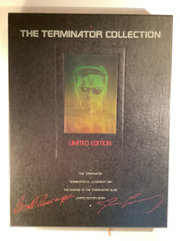 The Terminator 1992 Limited Edition VHS  Boxed Set 