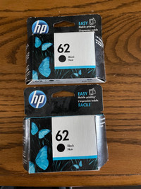 HP black ink cartridges 62