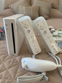 Wii Console with 2 Remotes