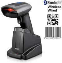 MUNBYN 2D Bluetooth Barcode Scanner USB Bluetooth Wireless (3 in