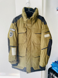 TBJ Nearby Unisex Down Jacket Detachable Hood 6 Pockets