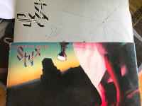Styx Conerstone vinyl LP with insert vg+
