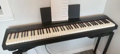 Roland Digital piano FP-30 and stand, View more