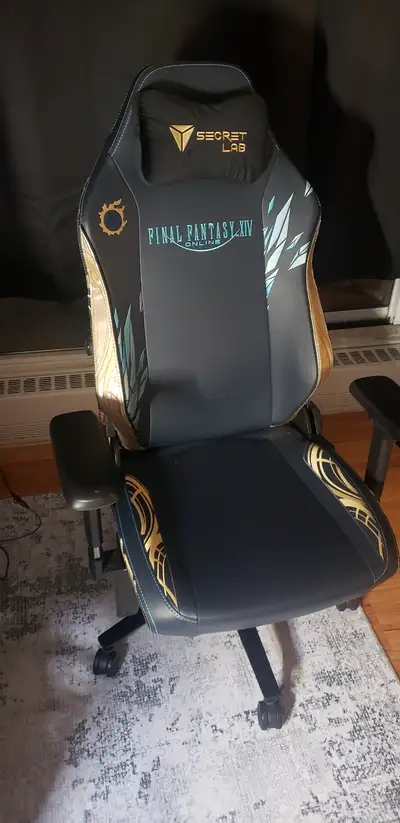 Final Fantasy 14 edition secret lab gaming chair, View more