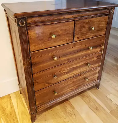 Solid wood dresser, View more