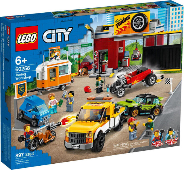 LEGO CITY 60258 TUNING WORKSHOP , BRAND NEW SEALED 2020 dans Jouets et jeux  à Ville de Montréal
