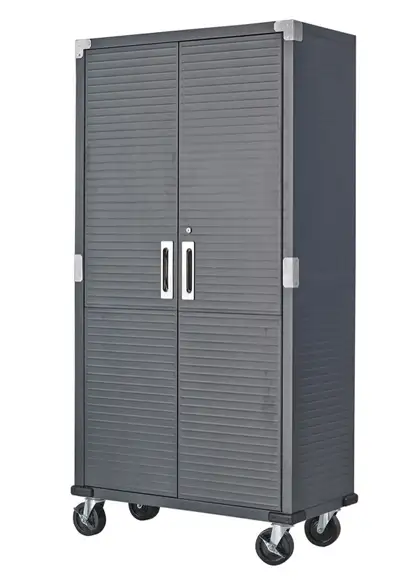 heavy duty steel rolling storage cabinet Dimensions: 36"w x 18"d x 72"h Cabinet; (package dimension:...