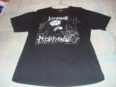 size med mens,DISORDER HARDCORE PUNK T SHIRT,RARE!, View more