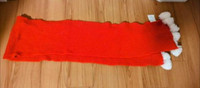 Red and White Christmas Scarf 