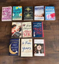 Lot of 11!  Adult romance/fiction books. Colleen Hoover 