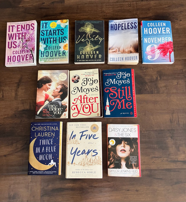 Lot of 11!  Adult romance/fiction books. Colleen Hoover  in Fiction in Winnipeg