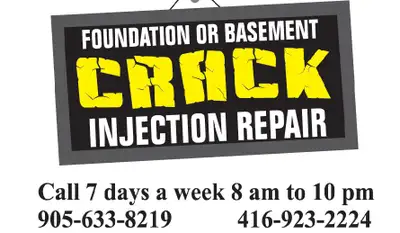 Fast - foundation crack and leak repairs, View more