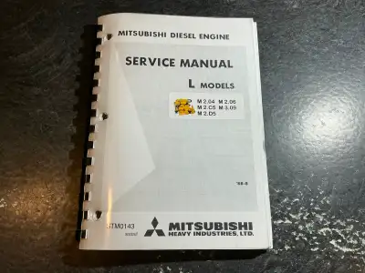 Mitsubishi L Series Manual Vetus M2.04, M2.06, M2.C5 M3.09 M2.D5, View more