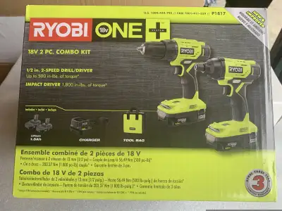 $145. Ryobi Drill combo kit, View more