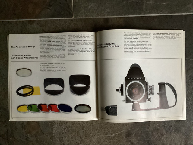 Original Rolleiflex SL66 film camera brochure 1969.  FREE SHIP in Cameras & Camcorders in City of Toronto - Image 3