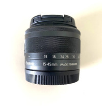 Canon EF-M 15-45mm f3.5-6.3 IS STM Lens For EOS M Cameras.