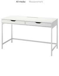 White IKEA Desk