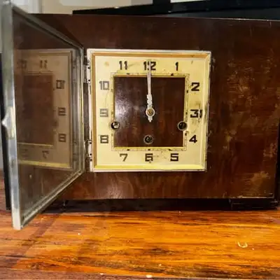 Vintage Art Deco Westminster Chime Mantle Clock, View more