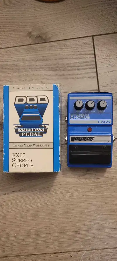 DOD Stereo Chorus FX65 1985 - 1997 - Blue, View more