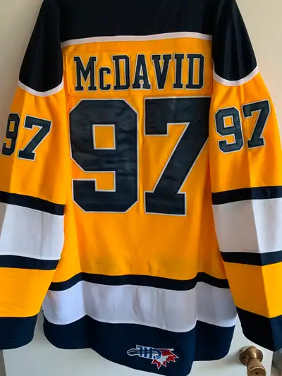 Connor Mcdavid Erie Otters Jersey Yellow (New) XL, View more