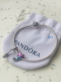Pandora bracelet with charms 