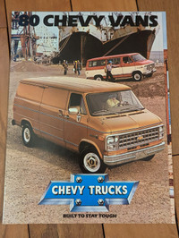 Chevrolet Vans / SportVans Dealership Brochures, GM Canada