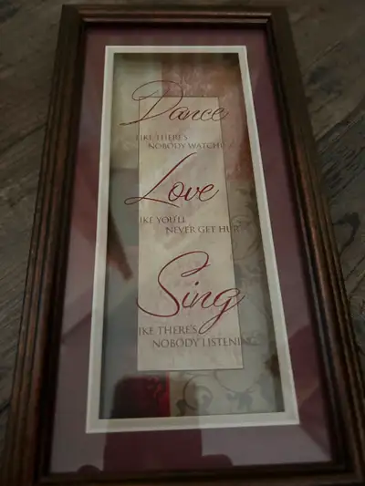 Framed Quote Print, View more