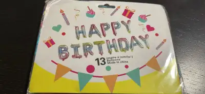 Make every birthday unforgettable with this brand new set of Happy Birthday balloons! This delightfu...