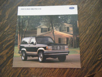 Ford 1989 Bronco II Truck Brochure Bronco 2 1989