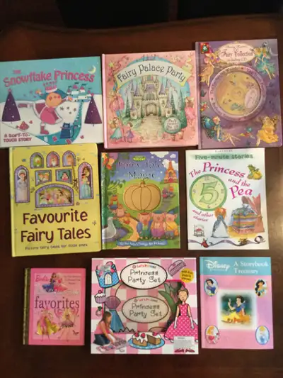 FairyTale & Princess -9 Books $5-10 each or $40 for All (Lot Z), View more