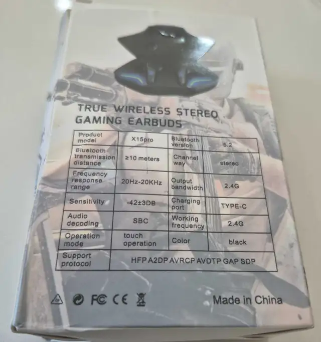 K15pro Wireless Gaming Earbuds in Headphones in Mississauga / Peel Region - Image 4