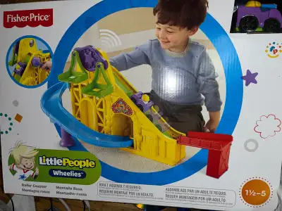 Fisher price kids toy set roller coaster cars/jouet enfants , View more