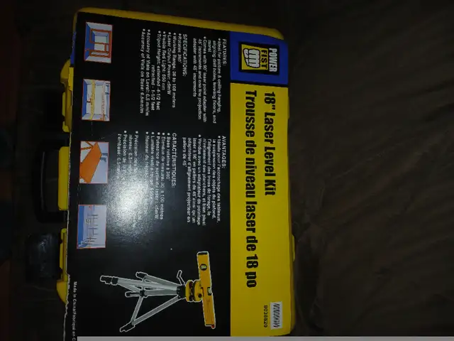 18" Laser Level Tripod Kit (Power Fist) in Hand Tools in Ottawa - Image 5