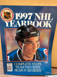 1997 NHL Yearbook - Joe Sakic on cover