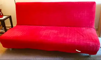 Ikea Beddinge Red Sofa Bed Cover (discontinued), View more