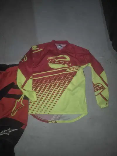 Mens Seven Svn size meduim/large blue moto jersey $20 Mens Shift moto dirtbike pants size 32 $ 50 Me...