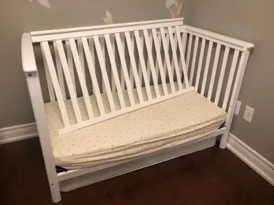 Storkcraft 4 in 1 Crib with mattress, View more