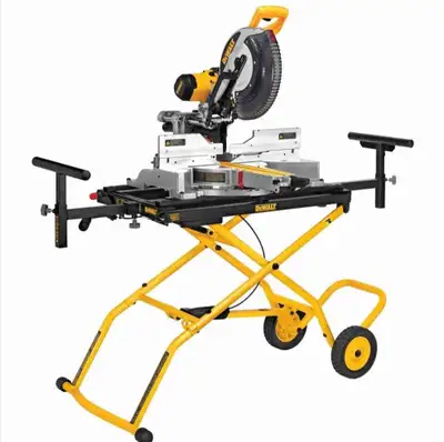 NEW 12 SLIDING DEWALT MITER SAW & STAND, View more