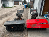 2 Gravely Power Brush sweepers