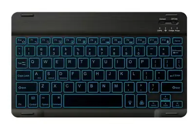 ⌨️ 10‐Inch RGB Backlit Bluetooth Keyboard, View more