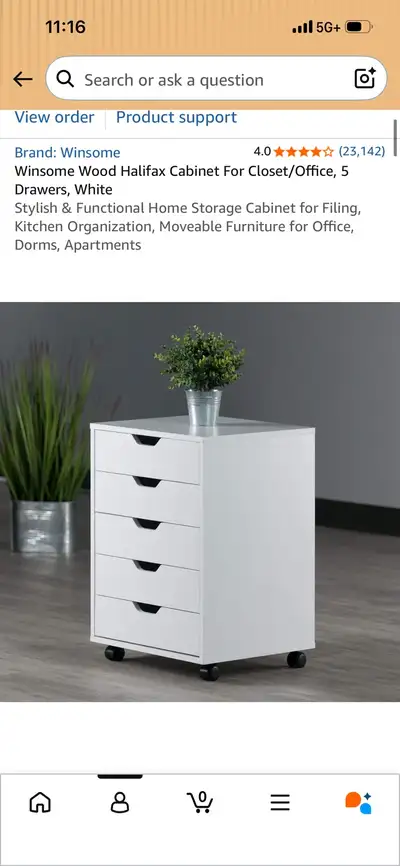 5 Drawer Cabinet, View more