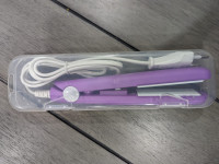 NEW Mini Portable Electric Hair Straightener Purple