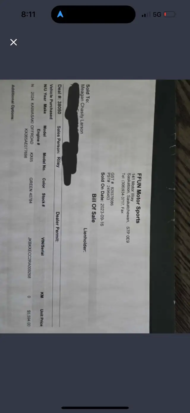 2024 Kawasaki 65  in Dirt Bikes & Motocross in Saskatoon - Image 5