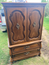 Armoire with matching nightstand