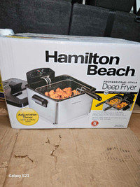 Hamilton Beach double Wide deep fryer BRAND NEW!!