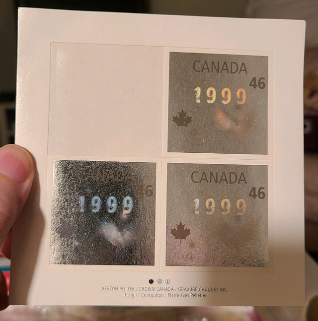 Holographic 1999-2000 Canada stamps
Dove of Peace
 in Arts & Collectibles in Kitchener / Waterloo