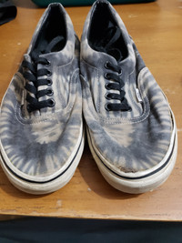 Van grey tye dye shoes 9 mens